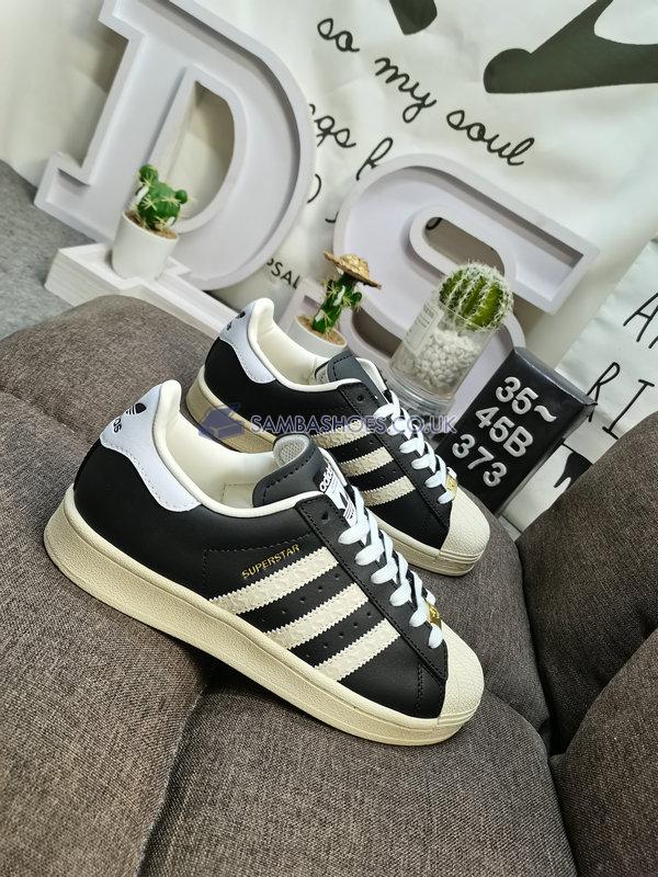 Adidas Superstar "Debossed Stripes - Black Cream White" - Core Black/Cloud White/Cream White - ID4676 Classic Originals Shoes