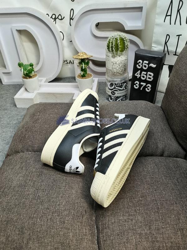 Adidas Superstar "Debossed Stripes - Black Cream White" - Core Black/Cloud White/Cream White - ID4676 Classic Originals Shoes