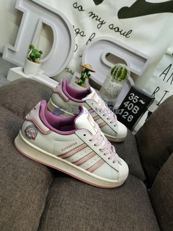 Adidas Superstar "Cream White Pink" - Cream White/Pink - IE5528 Classic Originals Shoes