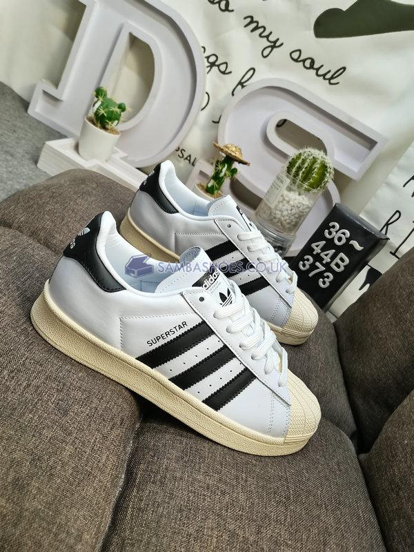 Adidas Superstar "White Black" - Cloud White/Core Black/Blue - FV2831 Classic Originals Shoes