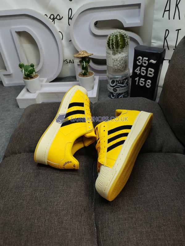 Adidas Superstar "Bold Gold" - Bold Gold/Core Black/Easy Yellow - GY2070 Classic Originals Shoes