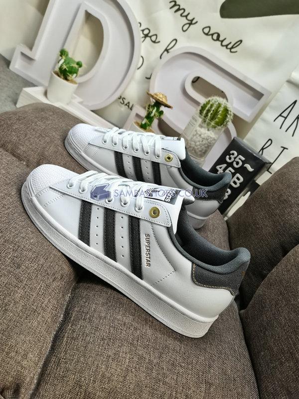 Adidas Superstar "White Carbon Gold" - Cloud White/Carbon/Core Black - ID1712 Classic Originals Shoes