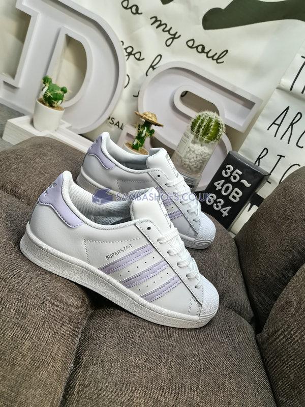 Adidas Superstar "Purple Tint" - White/Purple Tint/Silver - FV3374 Classic Originals Shoes