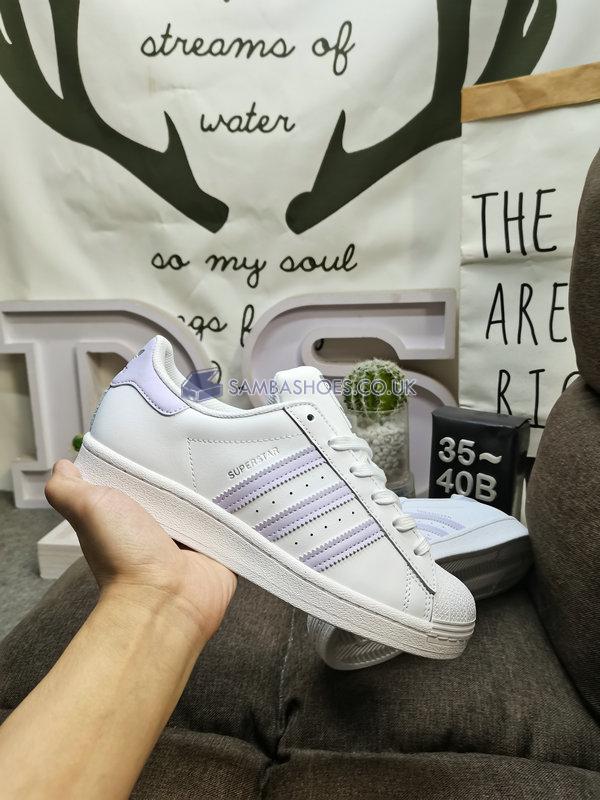 Adidas Superstar "Purple Tint" - White/Purple Tint/Silver - FV3374 Classic Originals Shoes