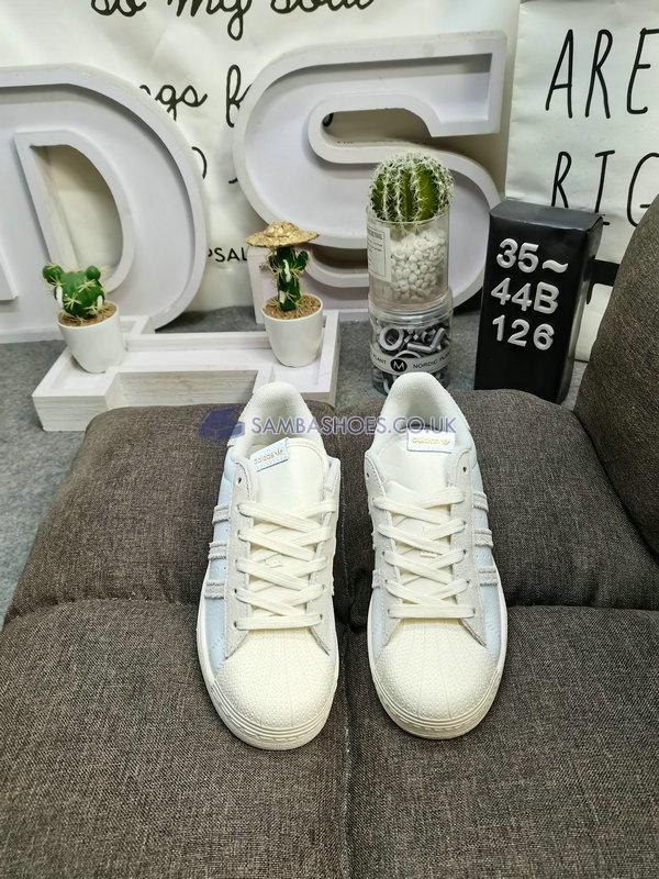 Adidas Superstar 82 "White Aluminium" - Cloud White/Aluminium/Cream White - GY3429 Classic Originals Shoes