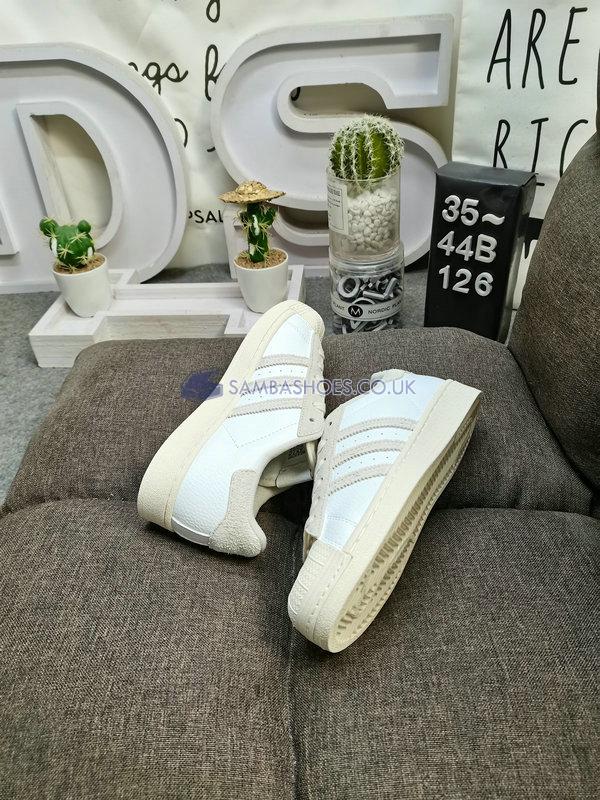 Adidas Superstar 82 "White Aluminium" - Cloud White/Aluminium/Cream White - GY3429 Classic Originals Shoes