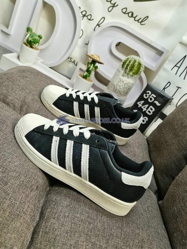 Adidas Superstar 82 "Black Cream White" - Core Black/Aluminium/Cream White - GY3428 Classic Originals Shoes