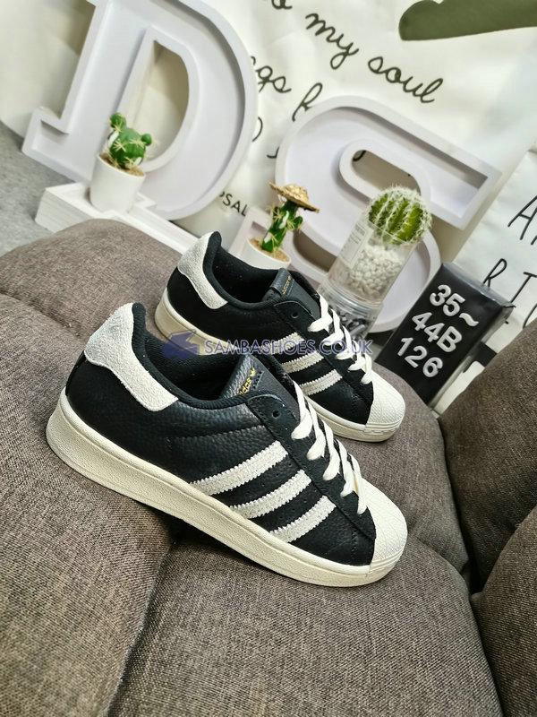 Adidas Superstar 82 "Black Cream White" - Core Black/Aluminium/Cream White - GY3428 Classic Originals Shoes