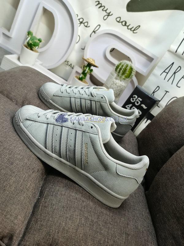 Adidas Superstar "Grey Suede" - Metal Gray/Dub Gray - FY2321 Classic Originals Shoes