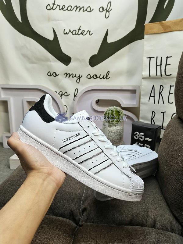 Adidas Superstar "White Black Outlined" - Footwear White/Footwear White/Core Black - IF8090 Classic Originals Shoes