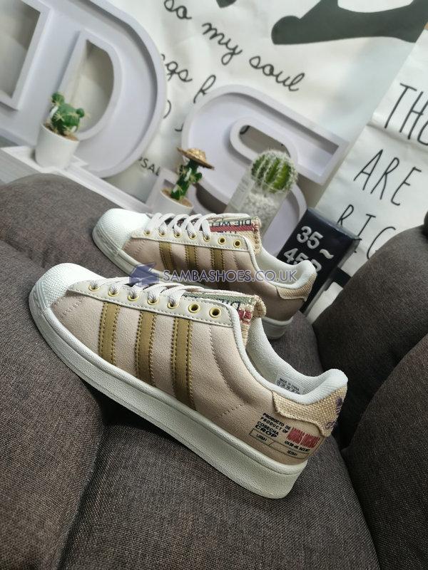 Adidas Superstar "Tan White" - Brown/Beige - IE2940 Classic Originals Shoes