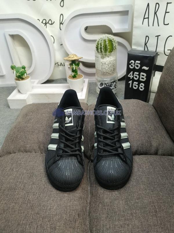 Adidas Superstar "Black Grey" - Black/Grey - IE1829 Classic Originals Shoes