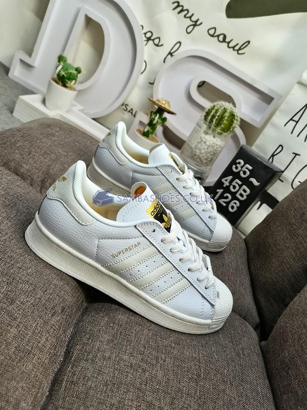 Adidas Superstar ADV "White Cracked Leather" - Cloud White/Cloud White/Chalk White - IG7575 Classic Originals Shoes