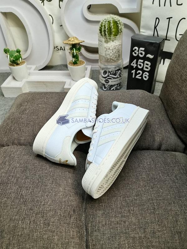 Adidas Superstar ADV "White Cracked Leather" - Cloud White/Cloud White/Chalk White - IG7575 Classic Originals Shoes