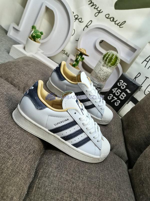 Adidas Superstar "Denim Pack - White" - Cloud White/Supplier Color/Cloud White - ID4685 Classic Originals Shoes