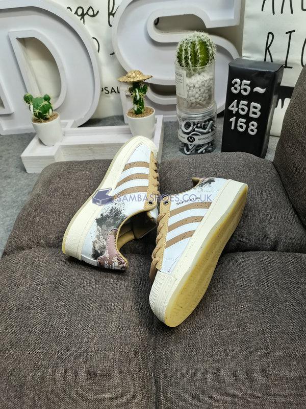 Adidas Superstar "White Cardboard Splatter" - Footwear White/Cardboard/Off White - IG5976 Classic Originals Shoes