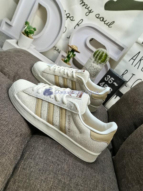 Adidas Superstar "Snowflakes & Acorns" - Off White/Linen Khaki/Shadow Brown - IF3883 Classic Originals Shoes