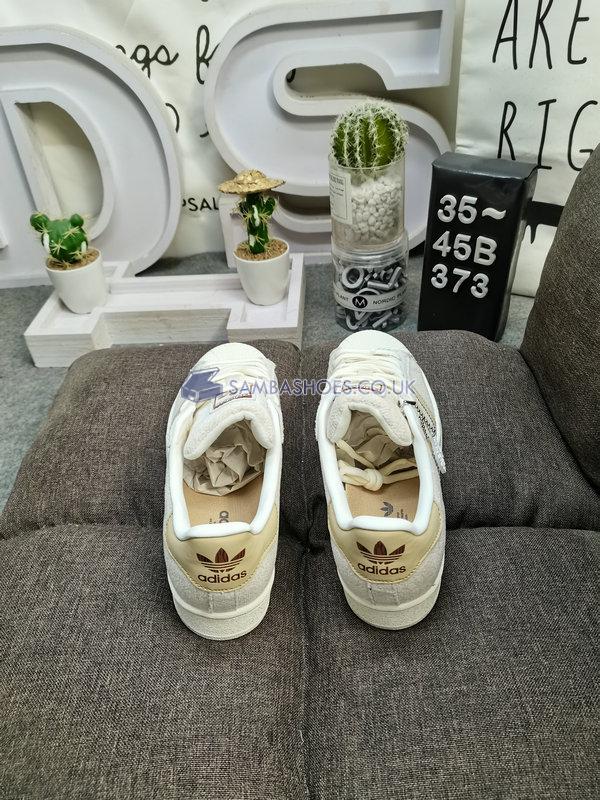 Adidas Superstar "Snowflakes & Acorns" - Off White/Linen Khaki/Shadow Brown - IF3883 Classic Originals Shoes