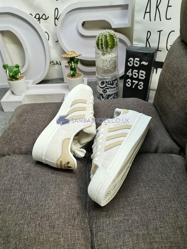 Adidas Superstar "Snowflakes & Acorns" - Off White/Linen Khaki/Shadow Brown - IF3883 Classic Originals Shoes