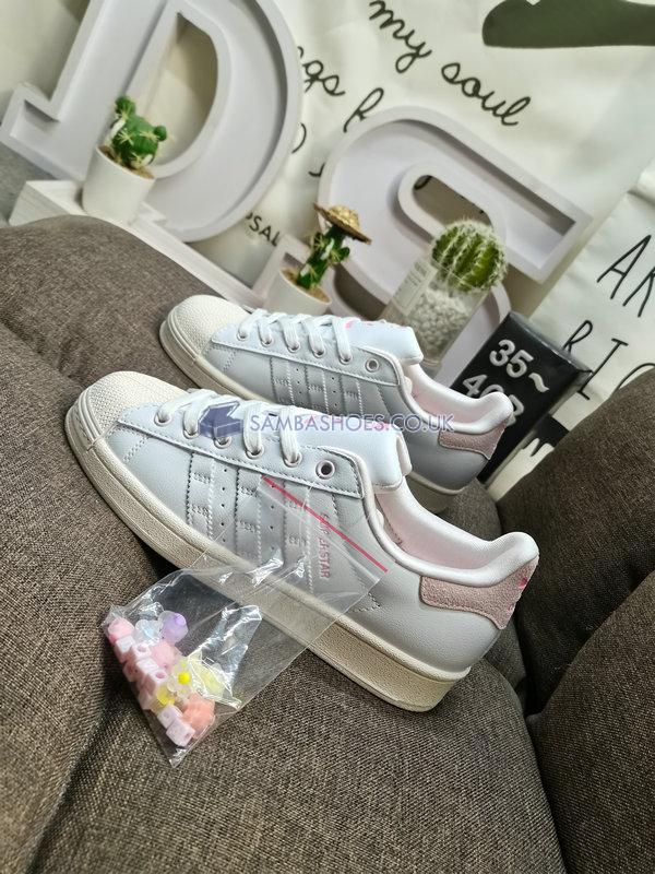 Adidas Superstar "White Pink" - Cloud White/Clear Pink - IF1802 Classic Originals Shoes