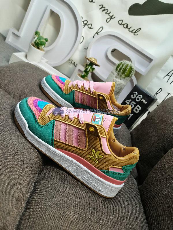 The Simpsons x Adidas Forum Low "Living Room" - Mesa/Tactile Rose/Cloud White - IE8467 Classic Originals Shoes