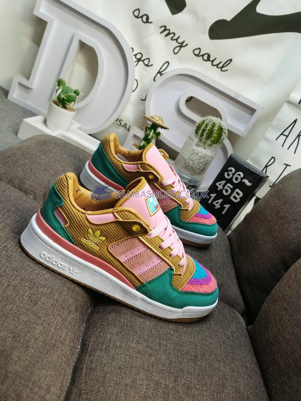 The Simpsons x Adidas Forum Low "Living Room" - Mesa/Tactile Rose/Cloud White - IE8467 Classic Originals Shoes