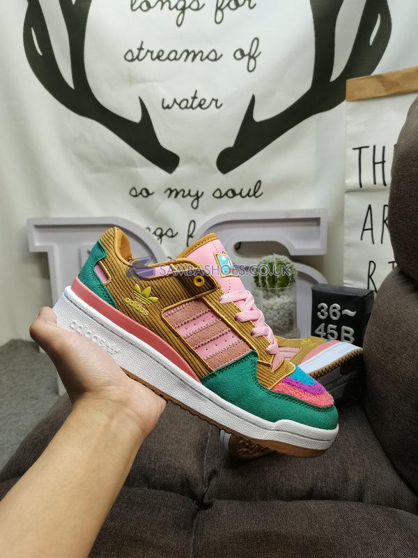 The Simpsons x Adidas Forum Low "Living Room" - Mesa/Tactile Rose/Cloud White - IE8467 Classic Originals Shoes