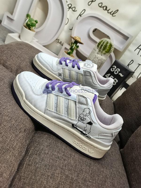 Adidas Forum Low "Su Yiming" - White/Purple - IE2121 Classic Originals Shoes