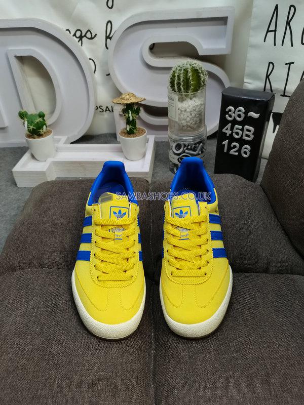 Adidas Jeans "Yellow Blue" - Yellow/Royal Blue - GX6954 Classic Originals Shoes