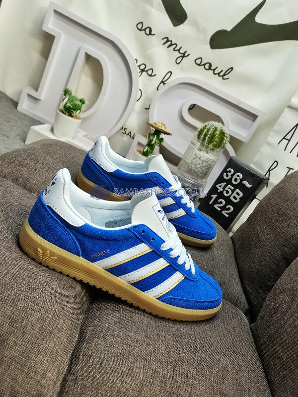 Adidas Hand 2 "Semi Lucid Blue" - Semi Lucid Blue/Footwear White/Matte Gold - ID2115 Classic Originals Shoes