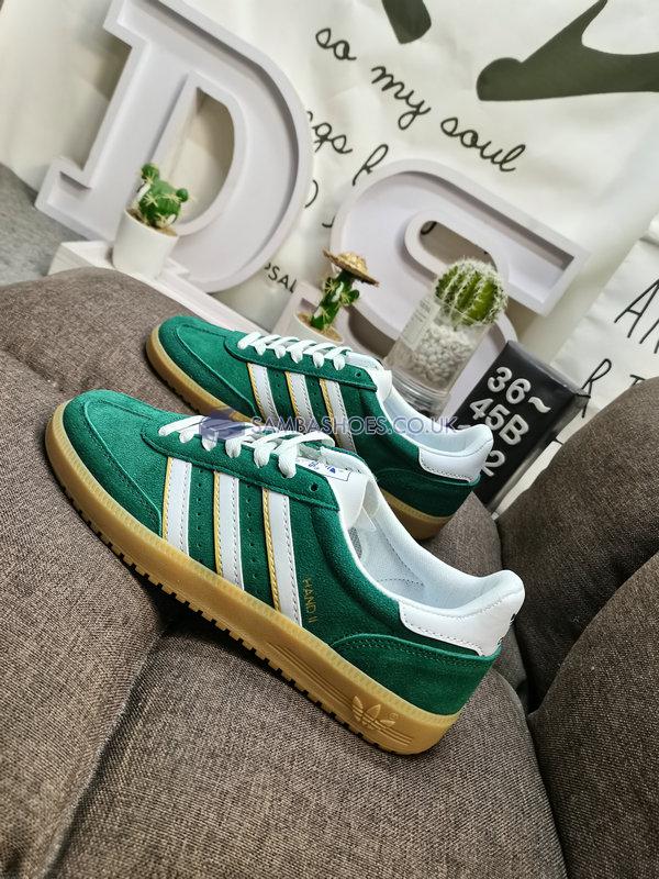 Adidas Hand 2 "Collegiate Green" - Collegiate Green/Footwear White/Matte Gold - ID2114 Classic Originals Shoes