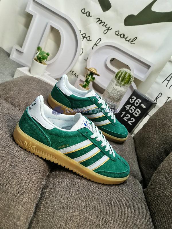 Adidas Hand 2 "Collegiate Green" - Collegiate Green/Footwear White/Matte Gold - ID2114 Classic Originals Shoes