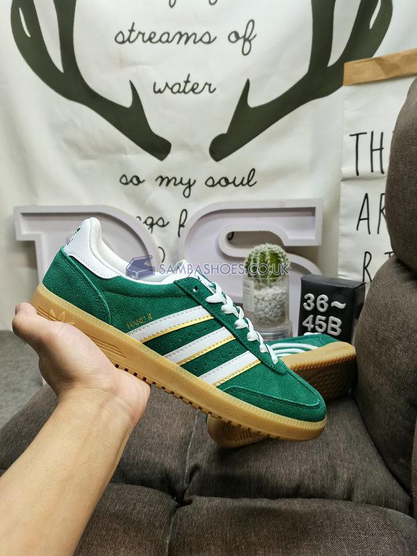 Adidas Hand 2 "Collegiate Green" - Collegiate Green/Footwear White/Matte Gold - ID2114 Classic Originals Shoes