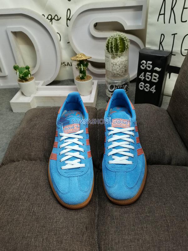 Adidas Handball Spezial "Light Blue Wonder Clay" - Light Blue/Wonder Clay/Cloud White - IF6564 Classic Originals Shoes