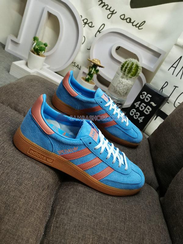 Adidas Handball Spezial "Light Blue Wonder Clay" - Light Blue/Wonder Clay/Cloud White - IF6564 Classic Originals Shoes