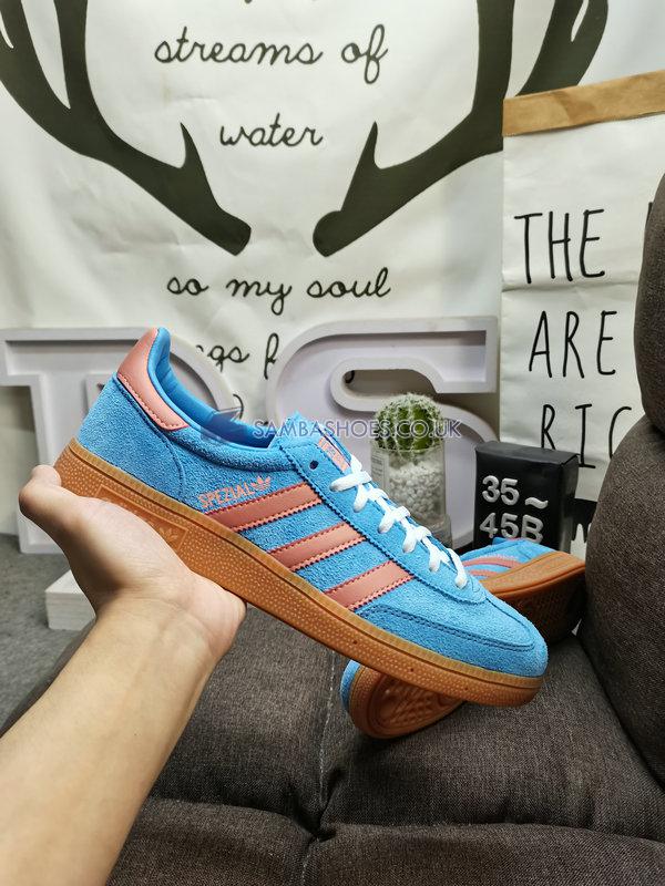 Adidas Handball Spezial "Light Blue Wonder Clay" - Light Blue/Wonder Clay/Cloud White - IF6564 Classic Originals Shoes