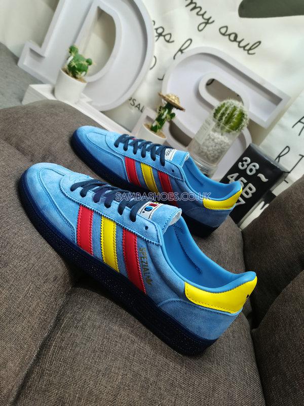 END. x Adidas Handball Spezial "Bauhaus" - Blue/Team Yellow - HP9390 Classic Originals Shoes