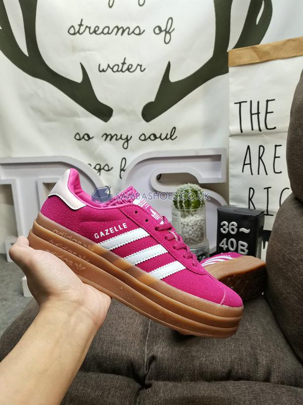 Adidas Gazelle Bold "Wild Pink Gum" - Wild Pink/Cloud White/Clear Pink - ID6997 Classic Originals Shoes