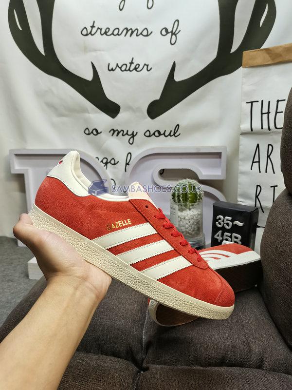 Adidas Gazelle "Pepper Red" - Pepper Red/Off White/Chalk White - GY7339 Classic Originals Shoes