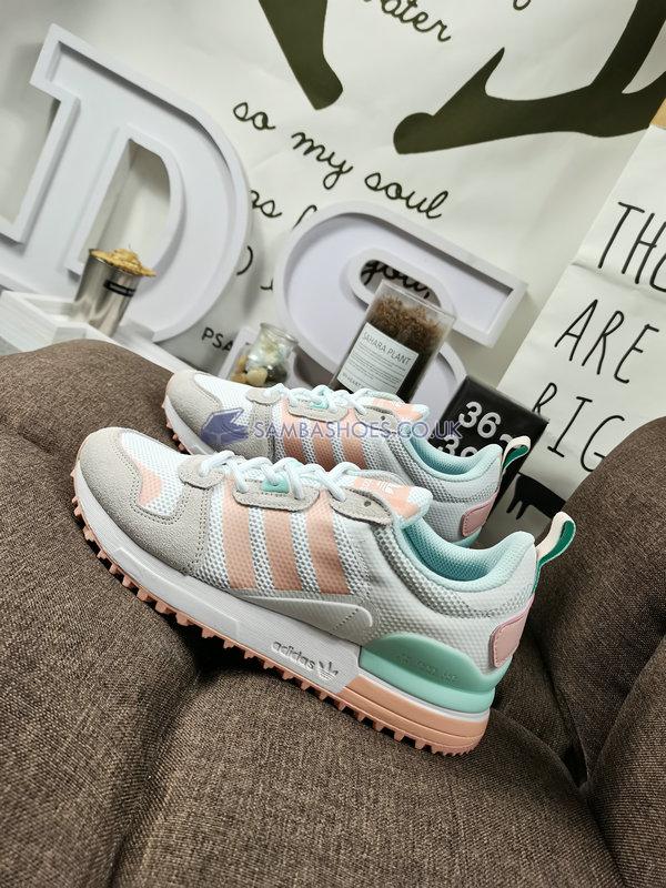 Adidas WMNS ZX 700 HD "White Pink" - White/Gray/Blue/Pink - FY0971 Classic Originals Shoes