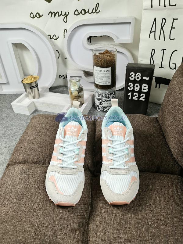 Adidas WMNS ZX 700 HD "White Pink" - White/Gray/Blue/Pink - FY0971 Classic Originals Shoes