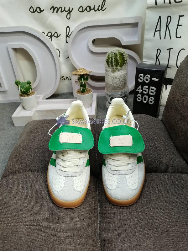 Foot Industry x Adidas Gazelle Indoor "Off White Green" - Off White/Green/Off White - ID3518 Classic Originals Shoes