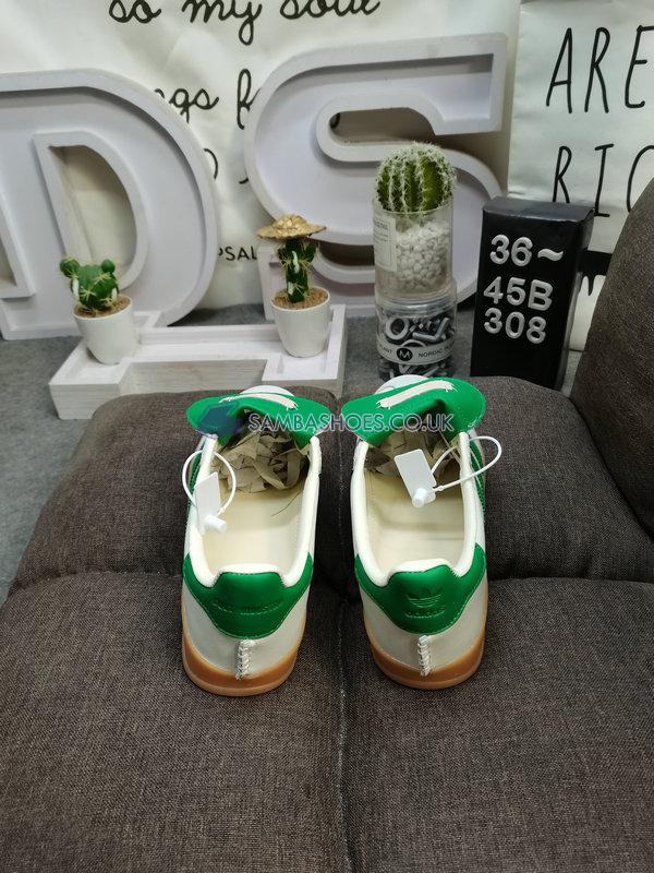 Foot Industry x Adidas Gazelle Indoor "Off White Green" - Off White/Green/Off White - ID3518 Classic Originals Shoes