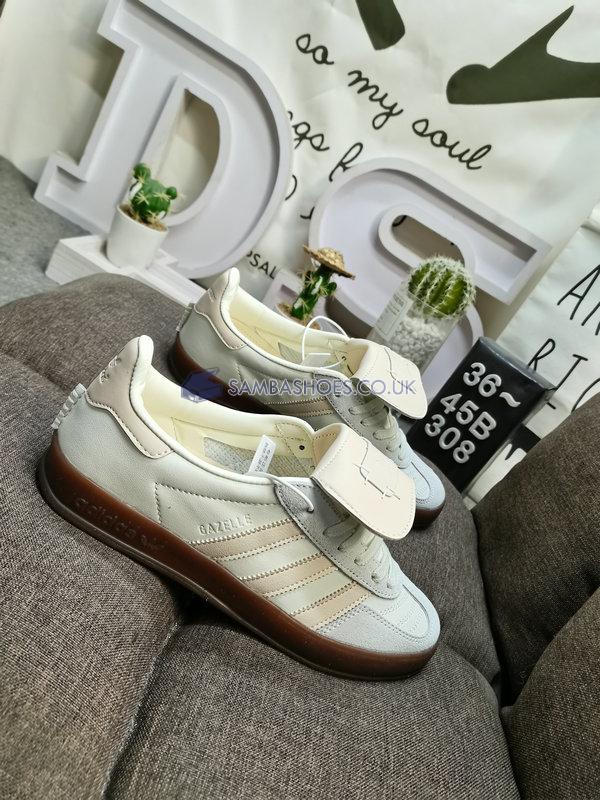 Foot Industry x Adidas Gazelle Indoor "Off White Sand Strata Gum" - Off White/Off White/Sand Strata - IG1896 Classic Originals Shoes