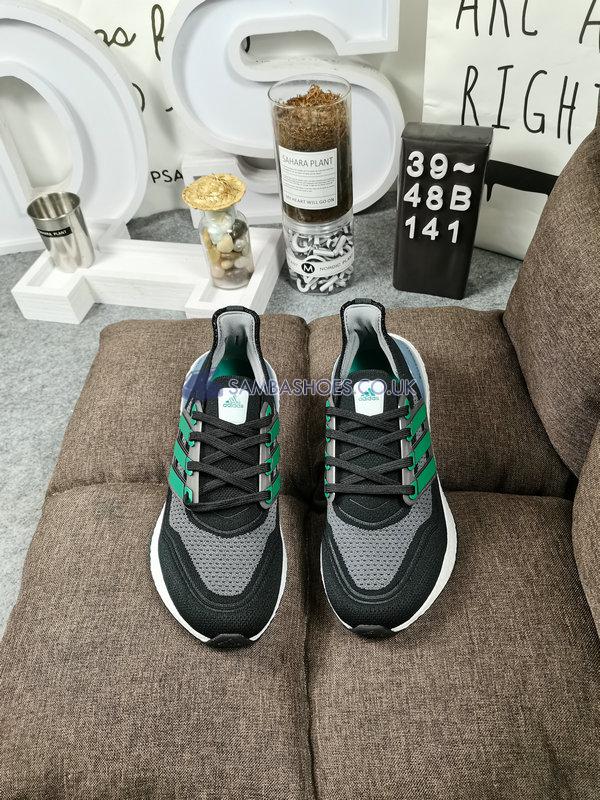 Adidas UltraBoost 21 "Black Sub Green" - Cloud White/Sub Green/Core Black - FZ1923 Classic Running Shoes