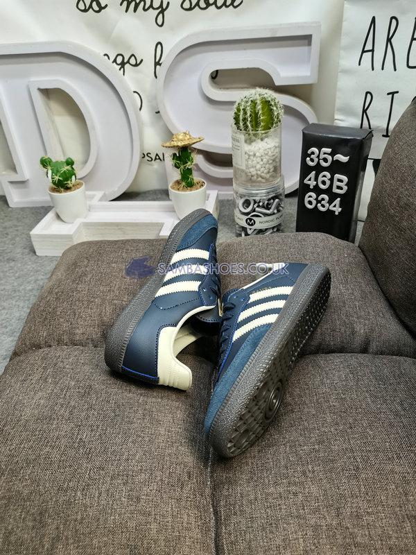 Adidas Samba OG "Night Navy Gum" - Night Navy/Cream White/Gum - ID2056 Classic Originals Shoes