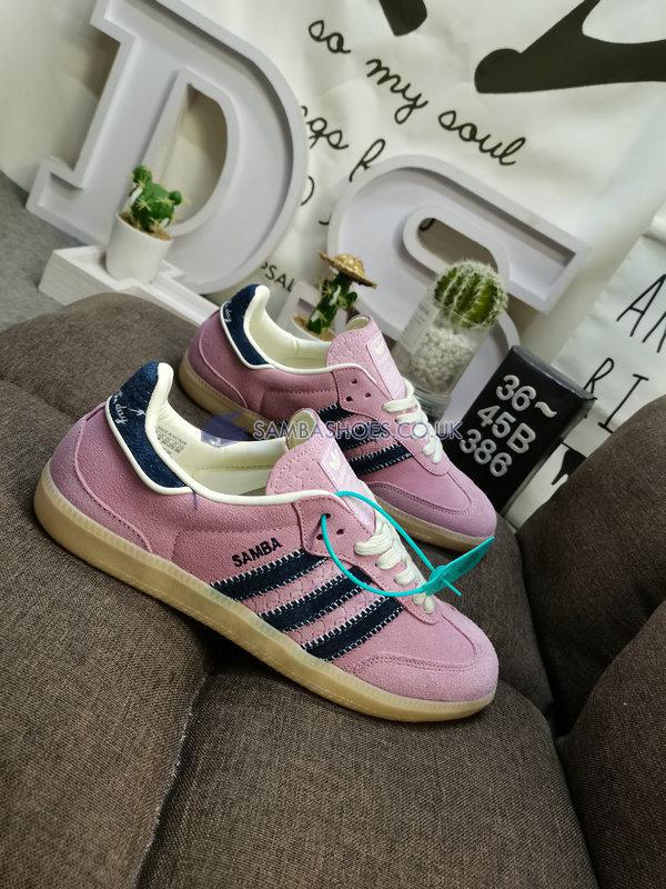 notitle x Adidas Samba OG "Pink" - Pink/Blue - IG4198 Classic Originals Shoes