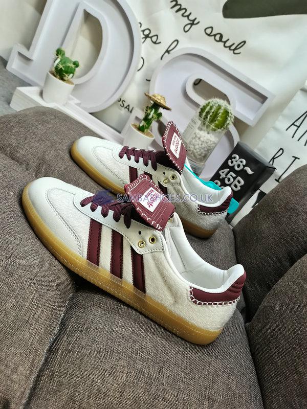 Wales Bonner x Adidas Samba Pony "Cream White" - Cream White/Mystery Brown/Cream White - IE0586 Classic Originals Shoes