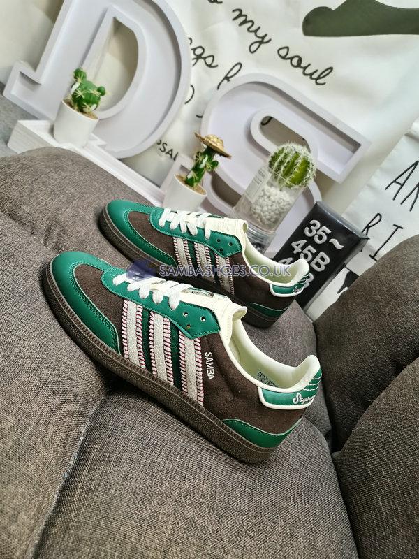 notitle x Adidas Samba "Green" - Green/Brown/Beige/Dark Gum - ID6022 Classic Originals Shoes