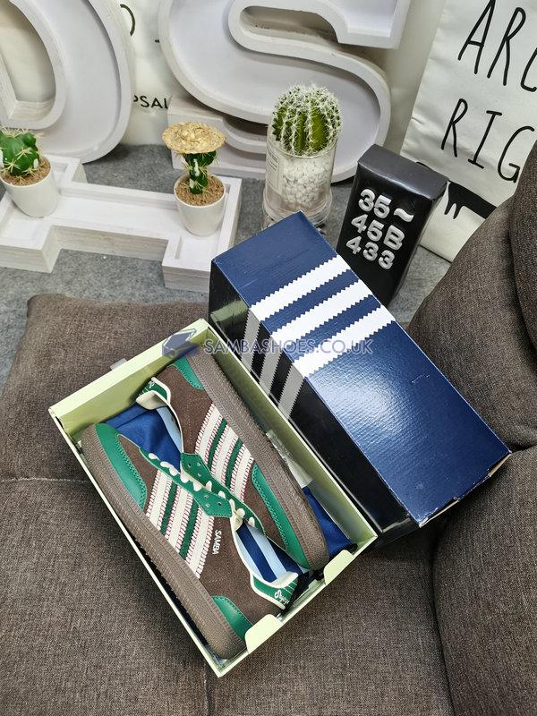 notitle x Adidas Samba "Green" - Green/Brown/Beige/Dark Gum - ID6022 Classic Originals Shoes